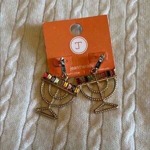 Jeantherapy Colorful Earrings Menorah